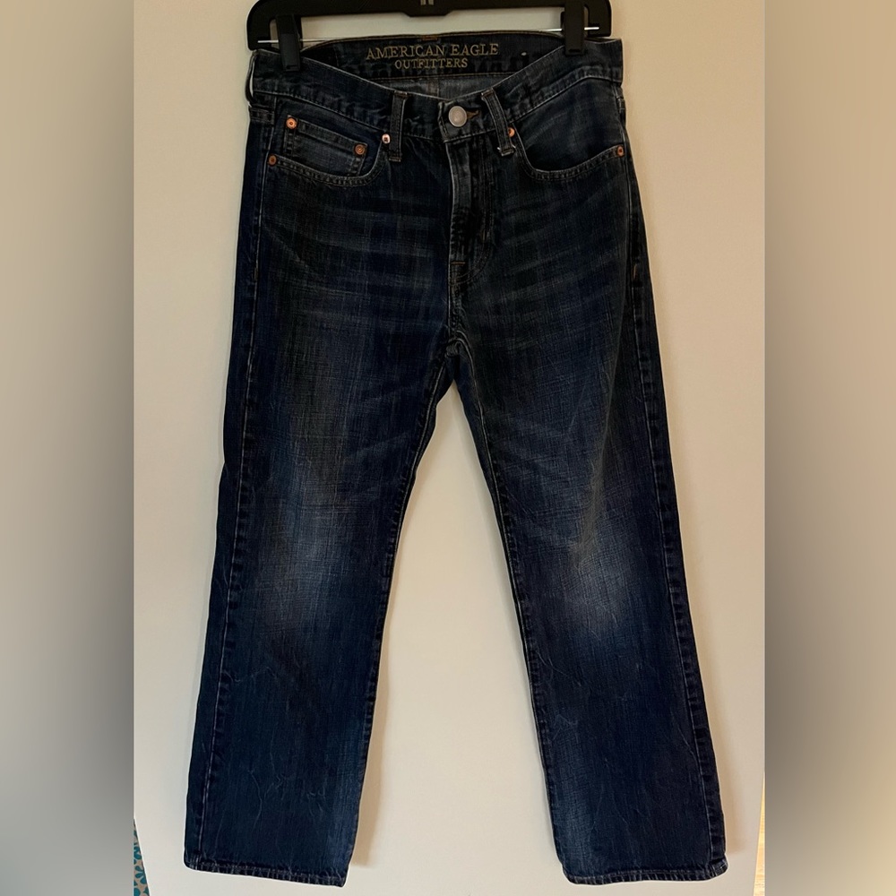 Men’s American Eagle original boot jeans 28 x30 blue jeans classic style